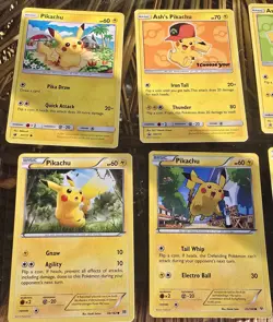 Pokemon Pikachu Set Of Cards. - Image 4
