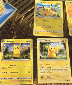 Pokemon Pikachu Set Of Cards. - Image 5