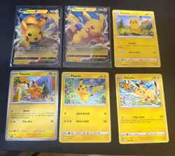 6x Pikachu Card LOT - Pokemon TCG, Celebrations V - Assorted Lots - Image 1