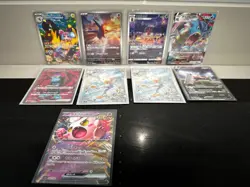 Pokemon Japanese Job Lot/Bundle - 9 Cards - SR, AR, RRR, RR - Image 1