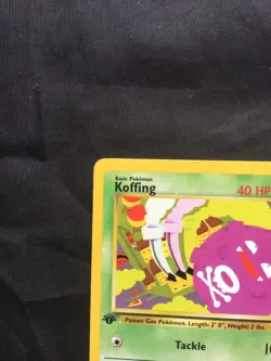 Pokemon Cards: Team Rocket 1st Edition Common: Koffing 58/82 - Image 2