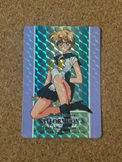 sailor moon carddass 90s card Holo anime card - Image 1