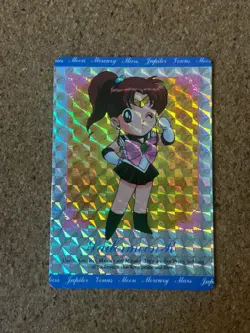 sailor moon carddass 90s Holo Prism anime card - Image 1