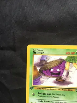 Pokemon Cards: Team Rocket 1st Edition Common: Grimer 57/82 - Image 2
