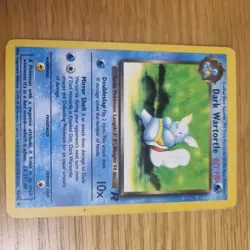 DARK WARTORTLE 46/82 POKEMON CARD (TEAM ROCKET SET) - Image 2