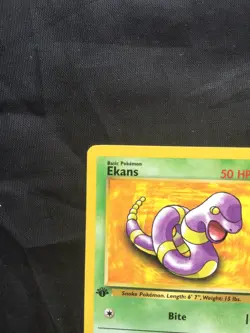 Pokemon Cards: Team Rocket 1st Edition Common: Ekans 56/82 - Image 2