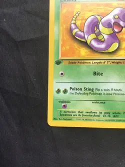 Pokemon Cards: Team Rocket 1st Edition Common: Ekans 56/82 - Image 5