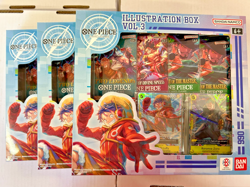 Lot 3x One Piece Illustration Box Vol.3 English Promo Card OP08 OP11 OP12 Sealed - Image 1