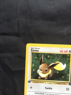 Pokemon Cards: Team Rocket 1st Edition Common: Eevee 55/82 - Image 2