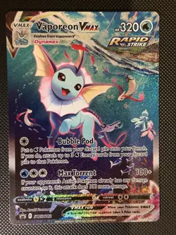 Vaporeon VMAX SWSH182 SWSH: Sword & Shield Promo Cards Holo - Image 1