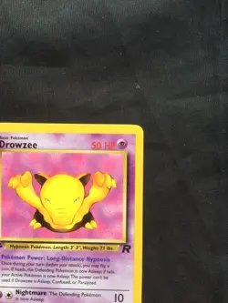 Pokemon Cards: Team Rocket 1st Edition Common: Drowzee 54/82 - Image 3