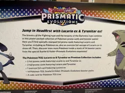 Pokemon TCG Prismatic Evolutions Mega Collection 14 BOOSTER PACKS 5 PROMO CARDS - Image 2