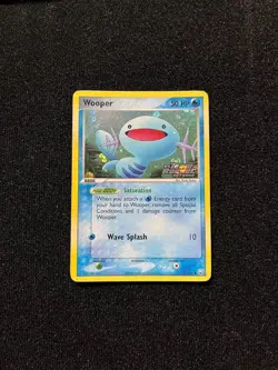 Wooper 81/109 Team Rocket Returns Reverse Holo Stamped Pokemon Card MP - Image 1