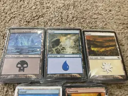 Sealed Old MTG Basic Land packs 200 Lot Plains Island Forest Mountain Swamp Snow - Image 2