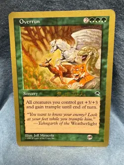 MTG - Overrun - 1999 W.Champ - NM - Free Shipping! - Buy more & Save! - Image 1