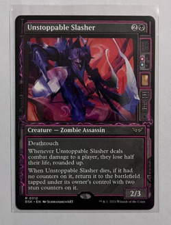 MTG - Duskmourn - Unstoppable Slasher Showcase - Rare 0312 - Image 1