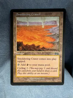 MTG - Smoldering Crater - Urza's Saga - NM - Free Shipping! - Buy more & Save! - Image 1