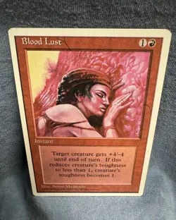 MTG - Blood Lust - 4th Edition - NM - Free Shipping! - Buy more & Save! - Image 1