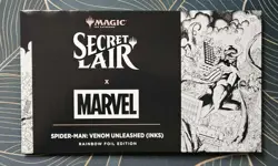 (MTG) Secret Lair Drop | Spider-man: Venom Unleashed (Inks) | RAINBOW FOIL | NEW - Image 1