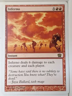 Inferno - 8th Edition Core Set - Magic the Gathering MTG Nice! - Image 1
