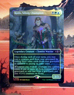 MTG Kotis, Sibsig Champion (Borderless) Foil TDC 5 NM M - Image 1