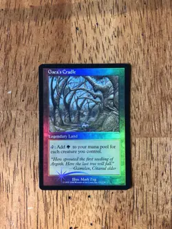 MTG - Gaea's Cradle - Judge - Foil - Promo - Art Alt - Read - WATCH ITEM VIDEO!! - Image 1