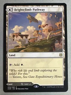 MTG / Brightclimb Pathway / ZNR / #259 / Regular / Rare / NM - Image 1