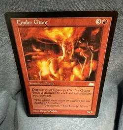 MTG - Cinder Giant - Weatherlight - NM - Free Shipping! - Buy more & Save! - Image 1