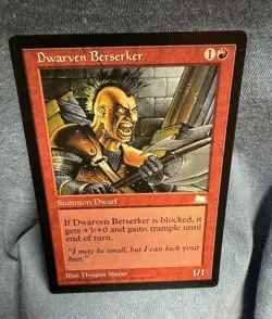 MTG - Dwarven Berserker - Weatherlight - NM - Free Shipping! - Buy more & Save! - Image 1