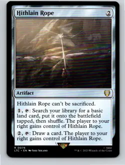 Magic the Gathering Hithlain Rope Lord of the Rings Commander MTG Free Shipping! - Image 1