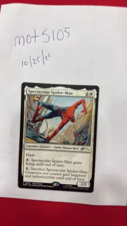 Spectacular Spider-Man promo MTG Spotlight Series Promo NM- IN HAND - Image 1