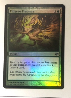 Filigree Fracture FOIL 82/145 Conflux MTG Magic the Gathering NEAR MINT NM - Image 1