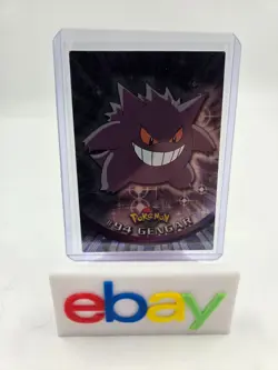 2000 Topps Pokemon TV #94 GENGAR Foil Animation Series 2 Blue Logo MP - Image 1