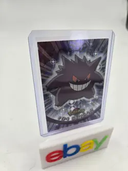 2000 Topps Pokemon TV #94 GENGAR Foil Animation Series 2 Blue Logo MP - Image 2