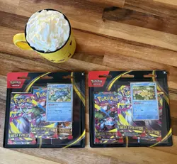 Pokemon Tcg- Mega Evolutions Blister Pack X 2 (both Promos) New & Sealed IN HAND - Image 1