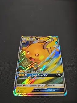 Pokemon TCG Raichu GX Sun & Moon SM213 Holo Promo - Image 2