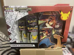 Pokemon TCG: Celebrations Lance's Charizard V Box W/ Evolving Skies & Fusion New 820650101625 - Image 1
