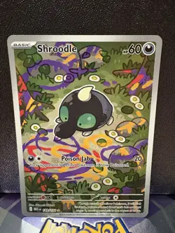 Pokemon TCG Shroodle Mega Evolution 149/132 Shiny Rare NM - Image 1