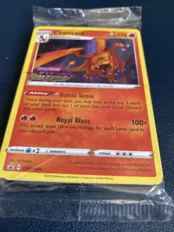 Pokemon Charizard SWSH066 Vivid Voltage Prerelease Sealed Pack Promo - Image 3