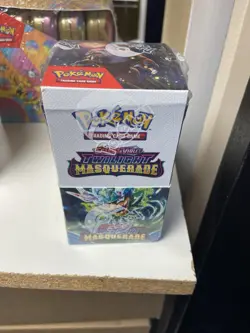 Pokemon Twilight Masquerade Sealed Half Booster Box, 18 Boosters - Image 1
