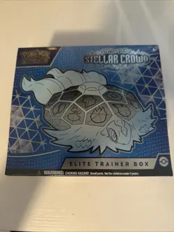 Pokemon Scarlet & Violet Stellar Crown Elite Trainer Box Sealed - Image 1