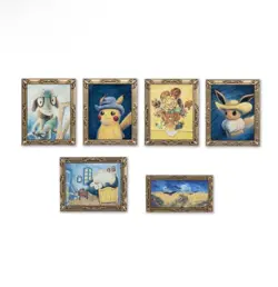 Pokemon Centre x Van Gogh Museum Amsterdam 6 Pin Box Set New Limited Edition 🔥 - Image 3