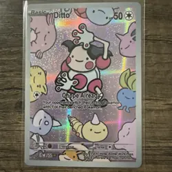 After Skool Hobby Ditto Mr. Mime 55 Series 2 Holo Pokemon Fan Art Genetic Myster - Image 1