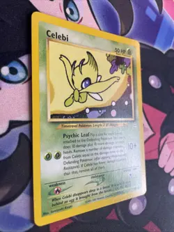Celebi #16/64, Neo Revelation Non-Holo Rare, 2000 Vintage Pokemon TCG, NM - Image 2
