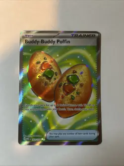 Buddy-Buddy Puffin 167/132 Mega Evolution Full Art Trainer Pokemon TCG NM - Image 1