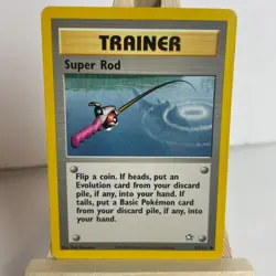Super Rod 103/111 Neo Genesis Regular Common Trainer Pokemon Light Play+ - Image 1