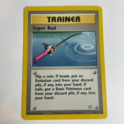 Super Rod 103/111 Neo Genesis Regular Common Trainer Pokemon Light Play+ - Image 3
