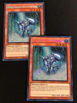 Yugioh Stream, Dragon Ruler of Droplets BLMM-EN122 1ST Secret x2 (NM) - Image 1