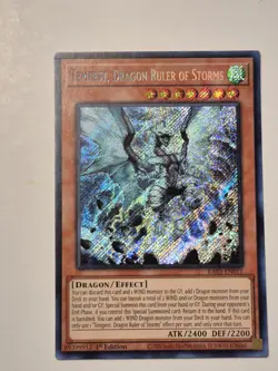 Tempest, Dragon Ruler of Storms - RA03-EN011 - NM - Secret Rare - 1st ed -Yugioh - Image 2