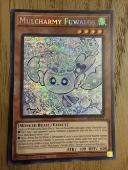 Yu-Gi-Oh! TCG Mulcharmy Fuwalos MP25-en102 1st Edition Prismatic Secret Rare - Image 1
